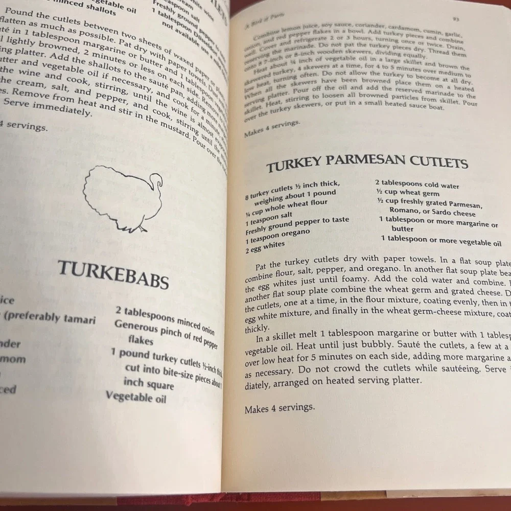 Vtg 1979 The Great Year-Round Turkey Cookbook Anita Borghese 1st Ed Hardcover